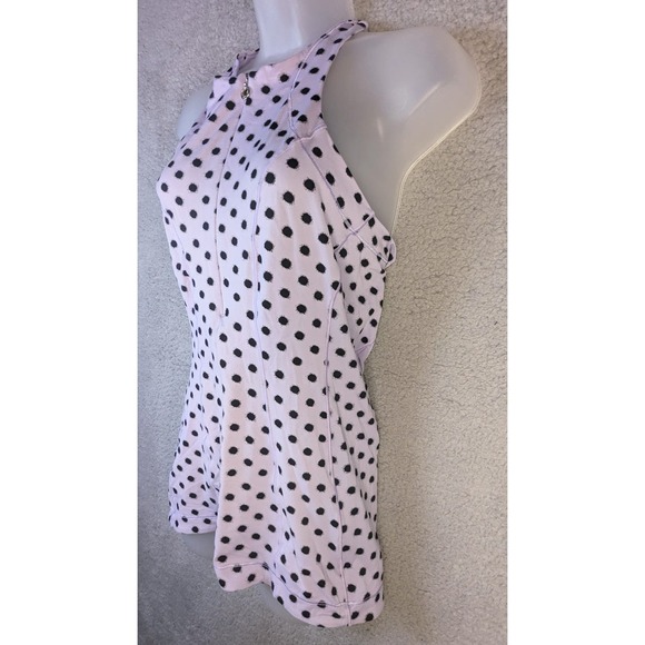 Lululemon 10 Womens Velo Vixen Sleeveless Jersey High Noon Dot Lilac / Black Top - Picture 10 of 16